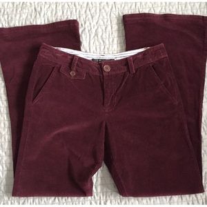 Marc Jacobs maroon Corduroy boot cut 32x32